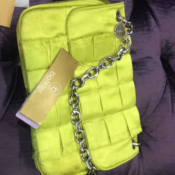 BOTKIER Lime Satin bag